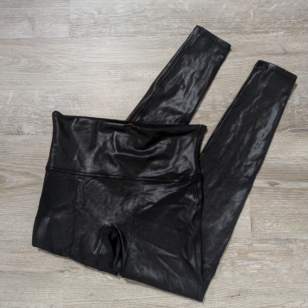 SPANX Faux Leather Leggings